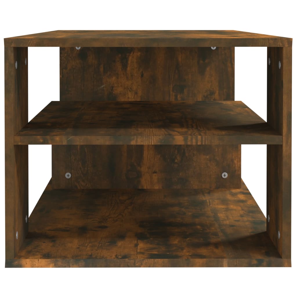 Table basse Chêne fumé 100x50x40 cm Bois d'ingénierie - XIOS