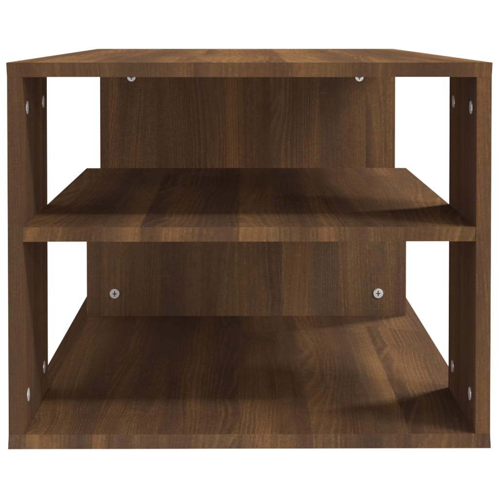 Table basse Chêne marron 100x50x40 cm Bois d'ingénierie - XIOS