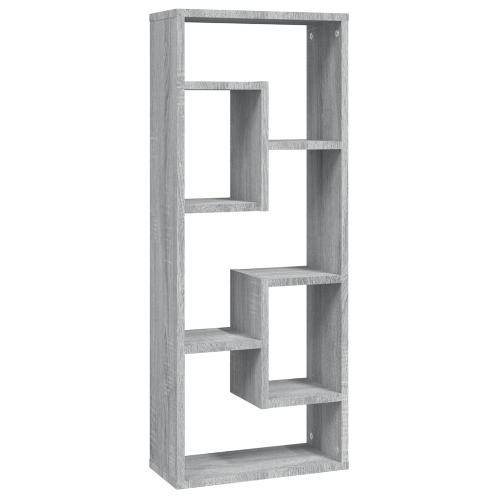 Étagère murale Sonoma gris 36x16x90 cm Bois d'ingénierie - XIOS