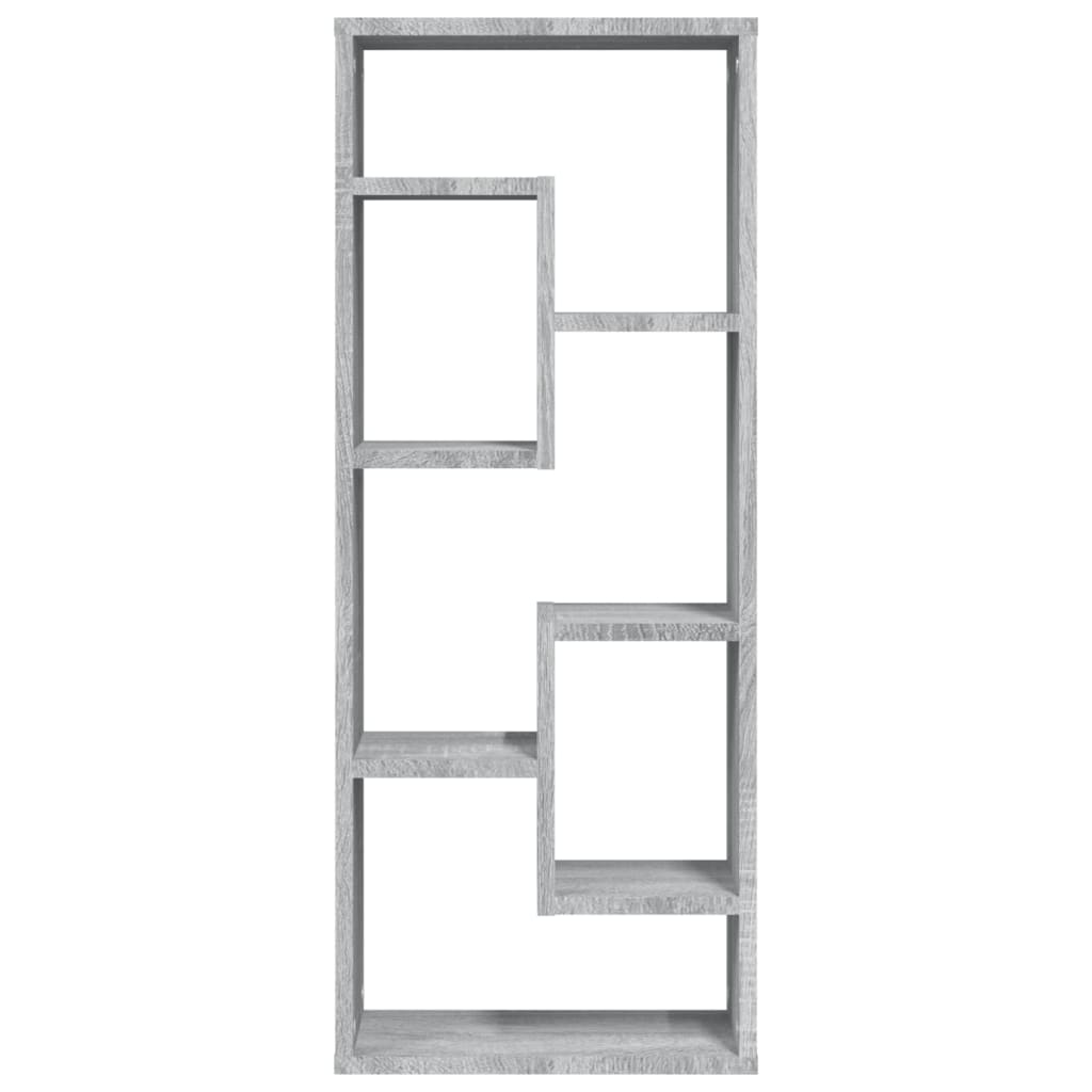 Étagère murale Sonoma gris 36x16x90 cm Bois d'ingénierie - XIOS