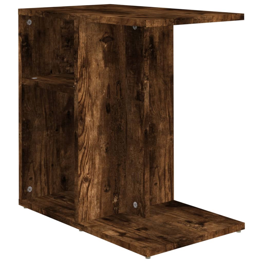 Table d'appoint Chêne fumé 50x30x50 cm Bois d'ingénierie - XIOS