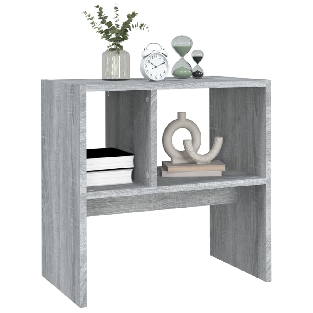 Table d'appoint Sonoma gris 50x30x50 cm Bois d'ingénierie - XIOS