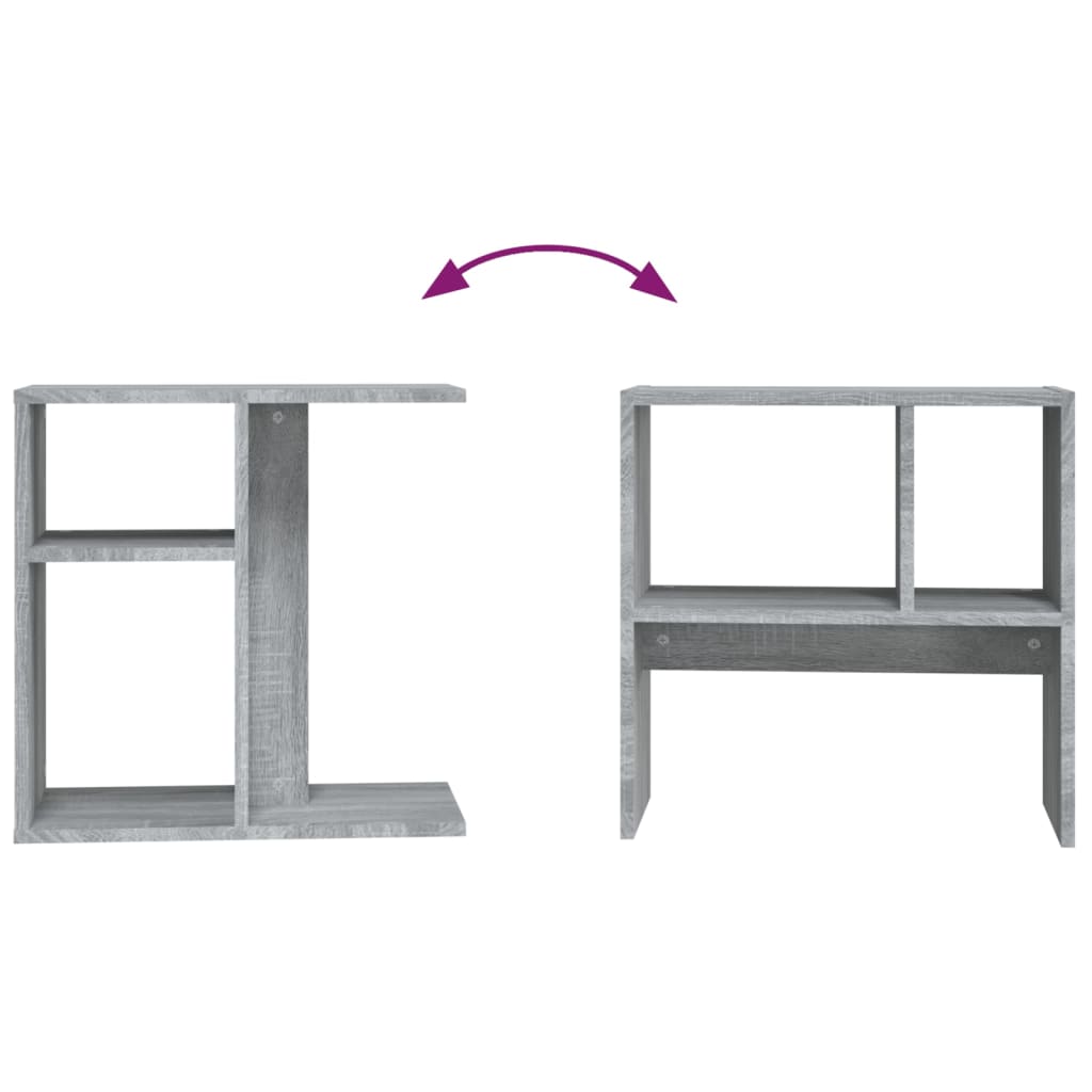 Table d'appoint Sonoma gris 50x30x50 cm Bois d'ingénierie - XIOS