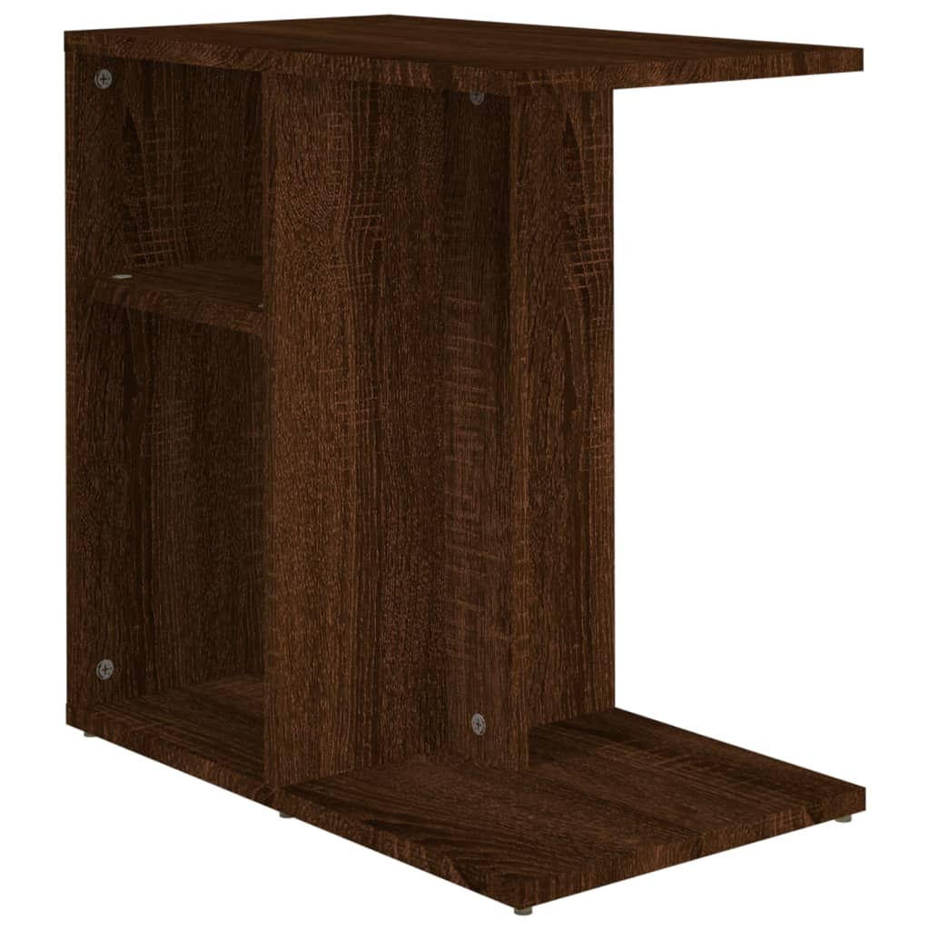 Table d'appoint Chêne marron 50x30x50 cm Bois d'ingénierie - XIOS