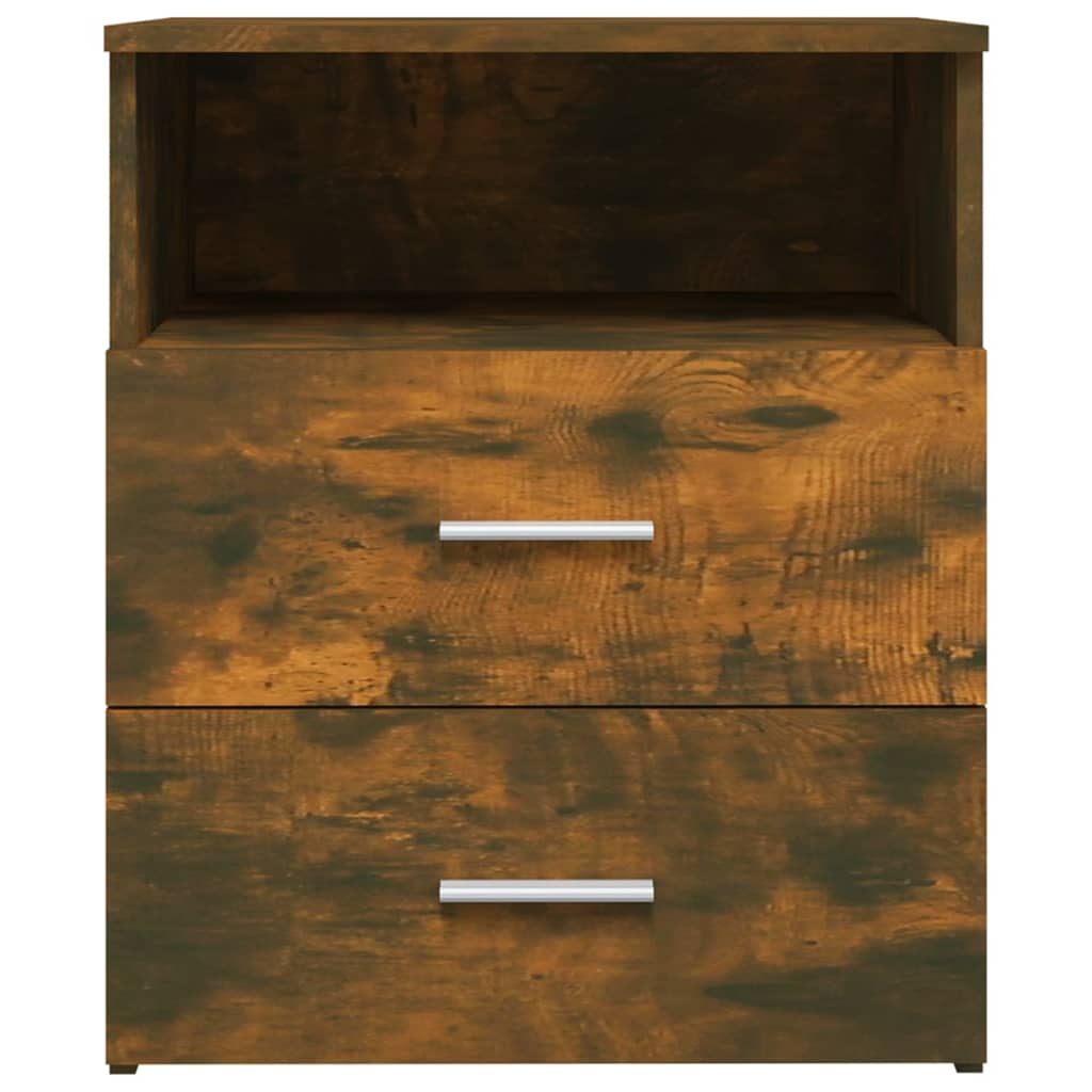 Table de chevet Chêne fumé 50x32x60 cm - XIOS