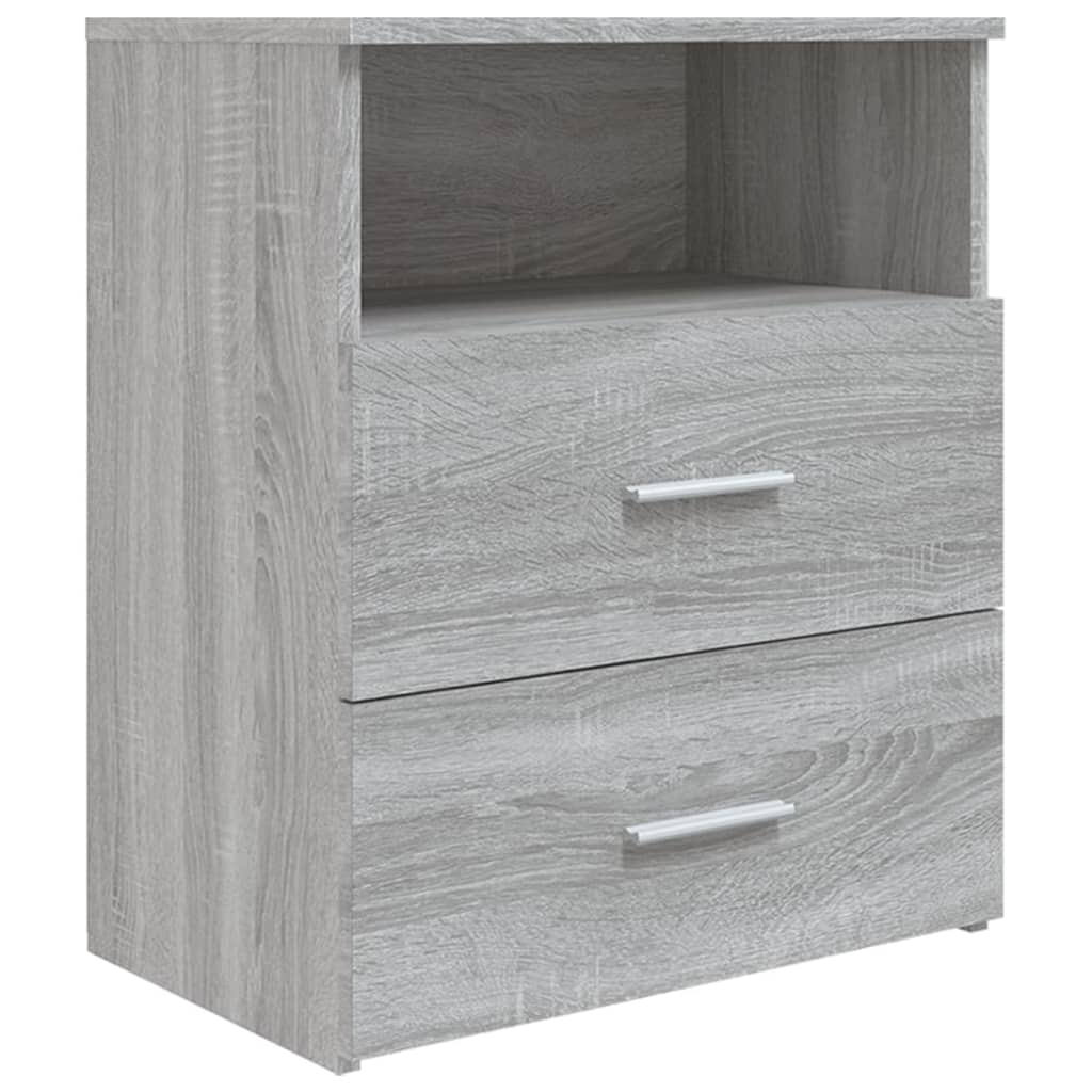 Table de chevet Sonoma gris 50x32x60 cm - XIOS