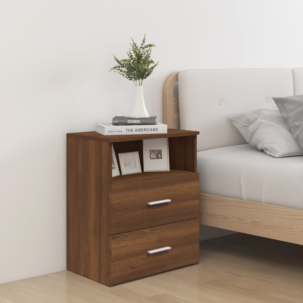 Tables de chevet 2 pcs Chêne marron 50x32x60 cm - XIOS