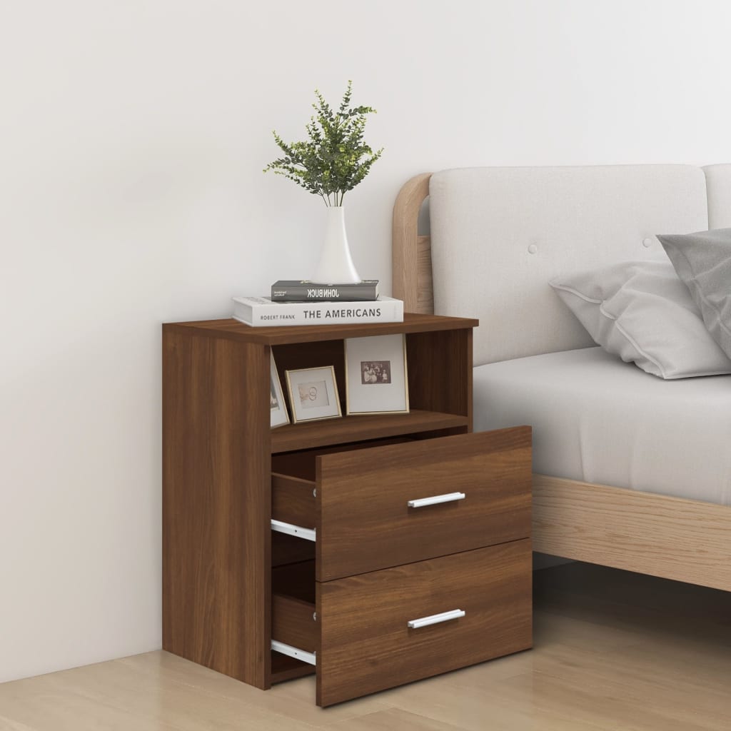 Tables de chevet 2 pcs Chêne marron 50x32x60 cm - XIOS