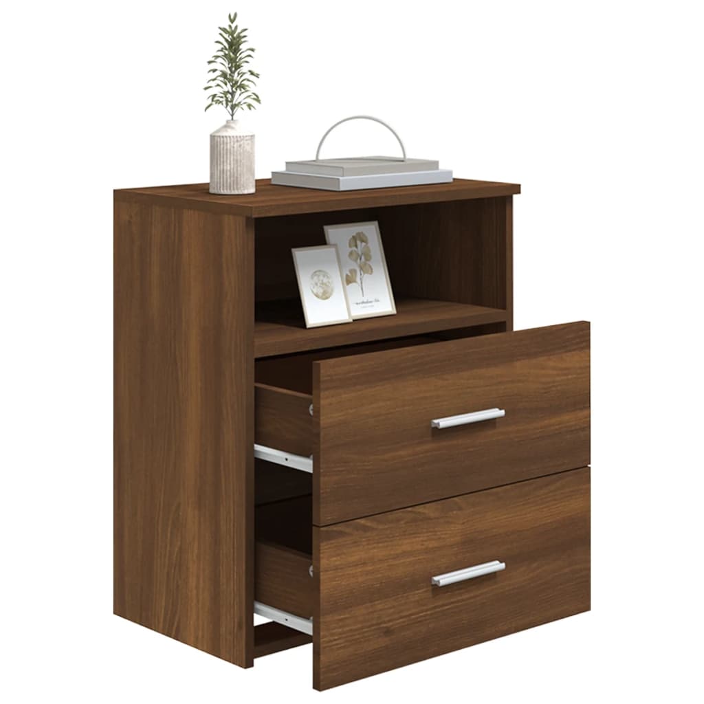 Tables de chevet 2 pcs Chêne marron 50x32x60 cm - XIOS