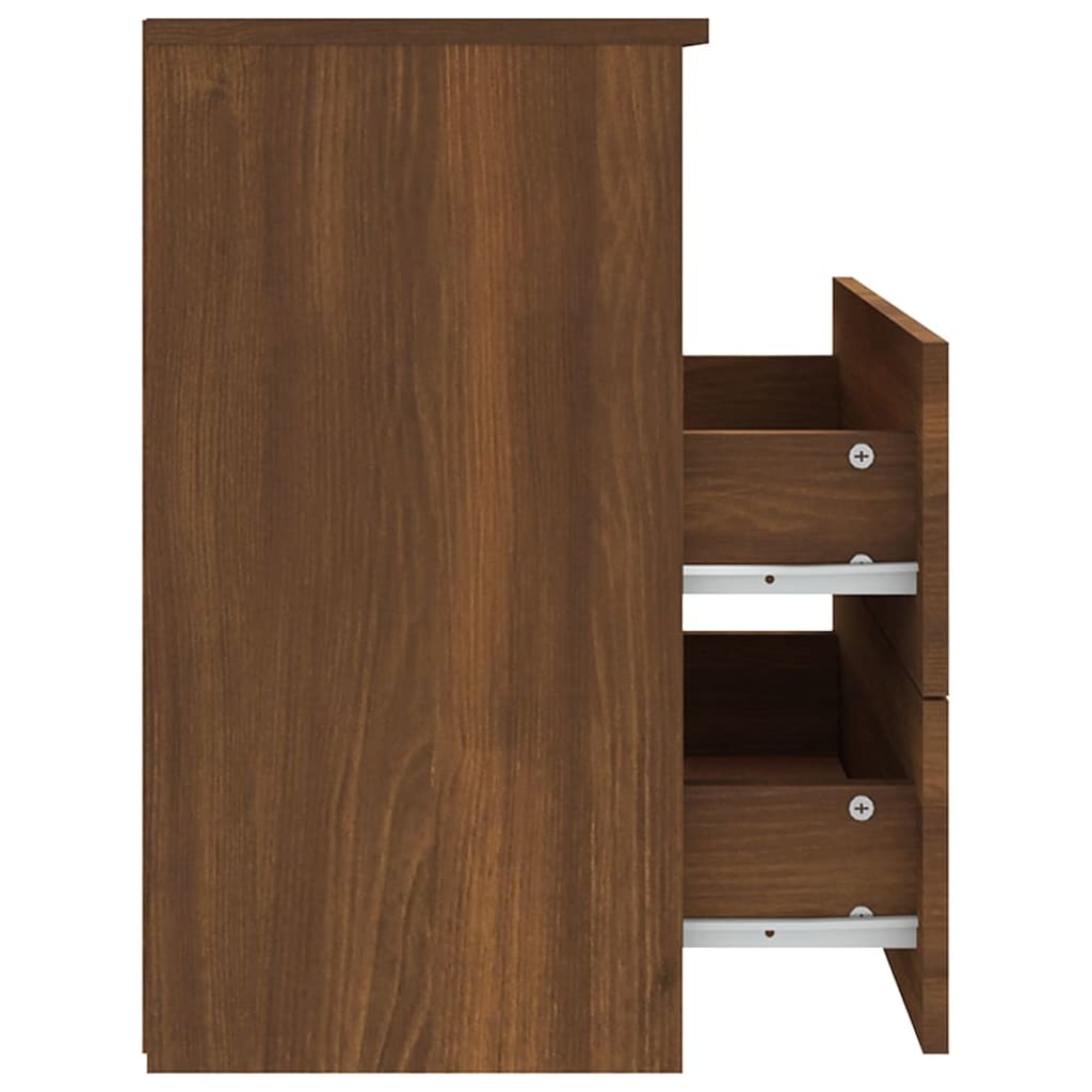 Tables de chevet 2 pcs Chêne marron 50x32x60 cm - XIOS