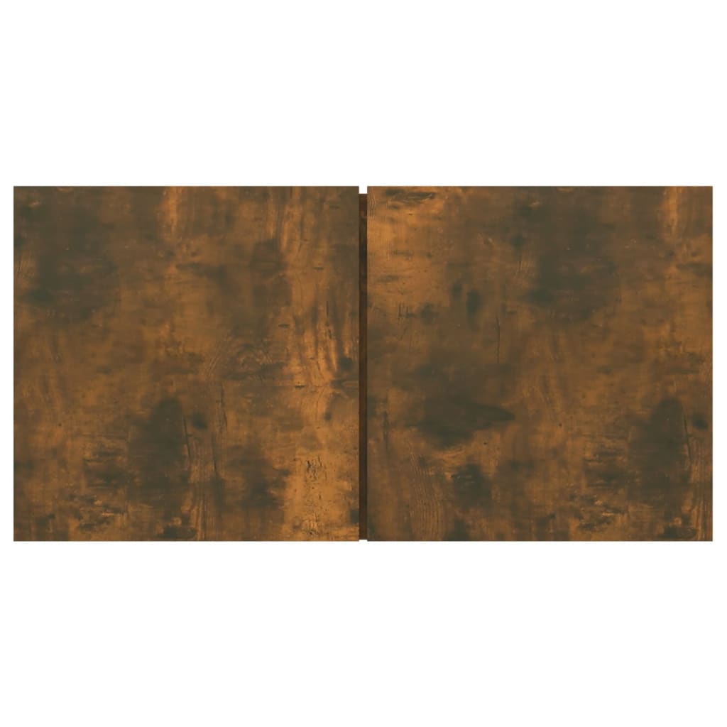 Armoire TV suspendue Chêne fumé 60x30x30 cm Bois d'ingénierie - XIOS