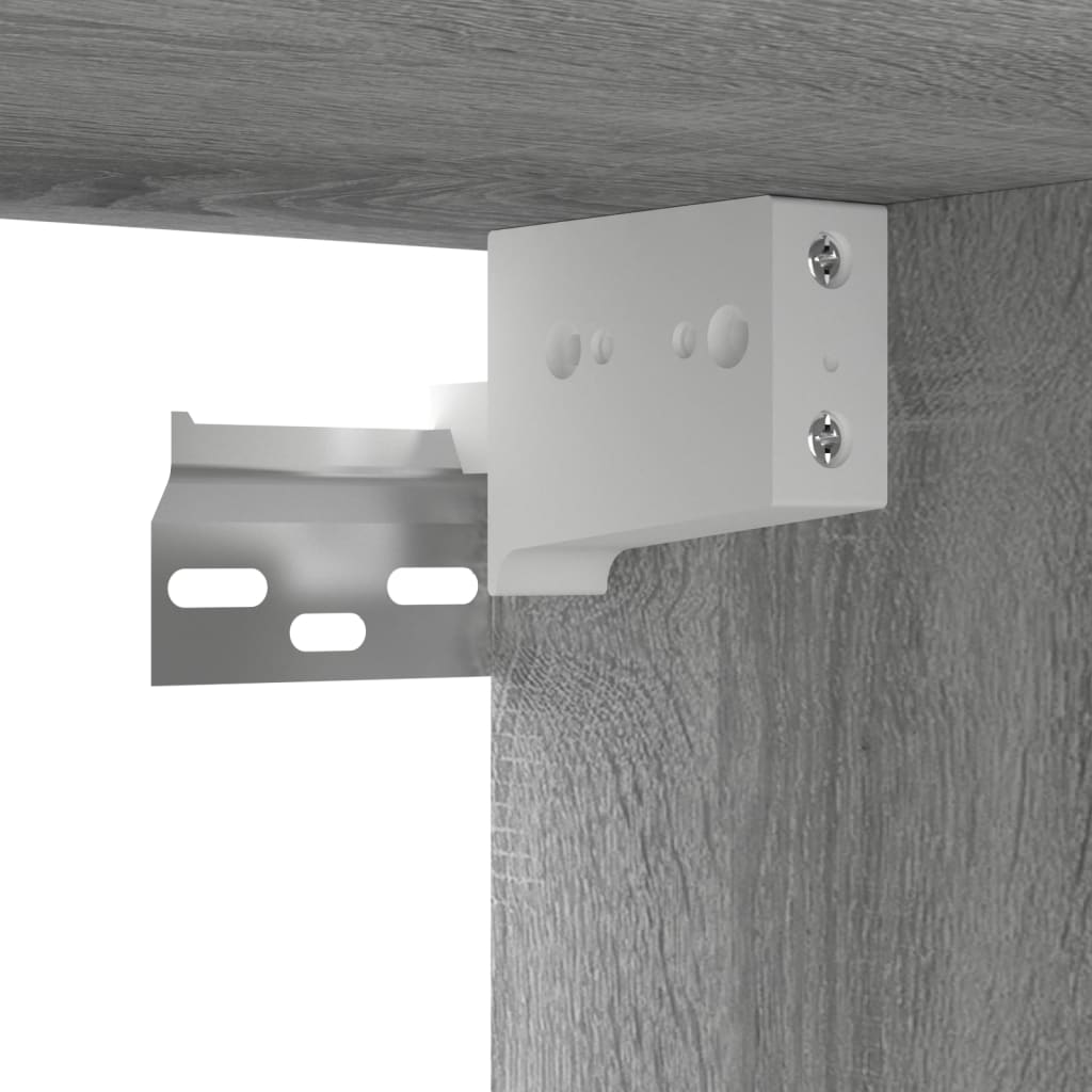 Armoire TV suspendue Sonoma gris 60x30x30 cm Bois d'ingénierie - XIOS