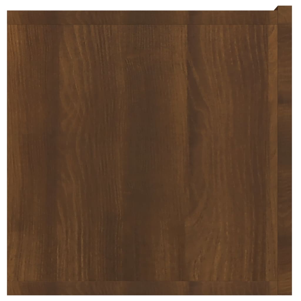 Armoire TV suspendue Chêne marron 60x30x30 cm Bois d'ingénierie - XIOS