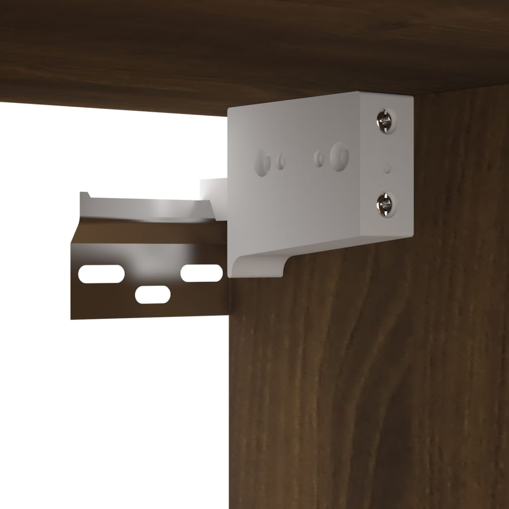 Armoire TV suspendue Chêne marron 60x30x30 cm Bois d'ingénierie - XIOS