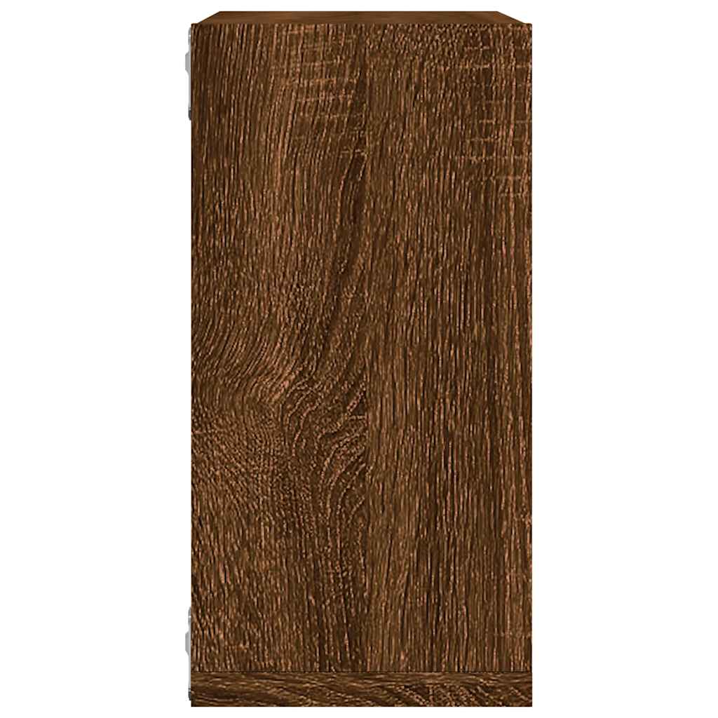 Étagères murales sous forme cube 6 pcs chêne marron 30x15x30cm - XIOS