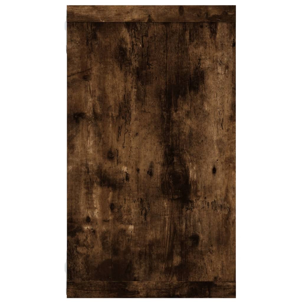 Étagères murales cubiques 4 pcs Chêne fumé 80x15x26,5 cm - XIOS