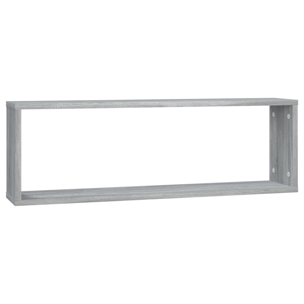 Étagères murales cubiques 4 pcs Sonoma gris 80x15x26,5 cm - XIOS