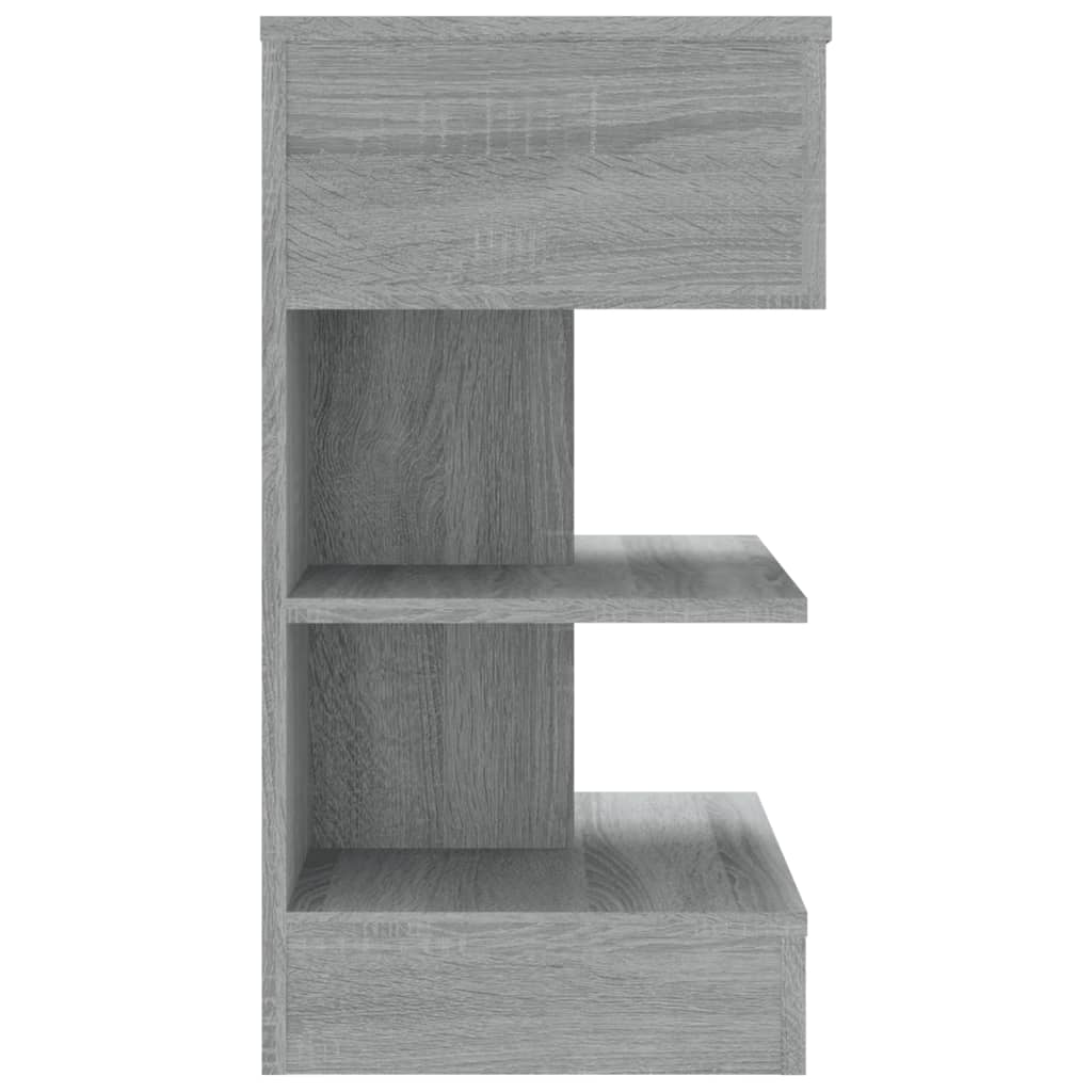 Tables de chevet 2 pcs Sonoma gris 40x35x65cm Bois d'ingénierie - XIOS