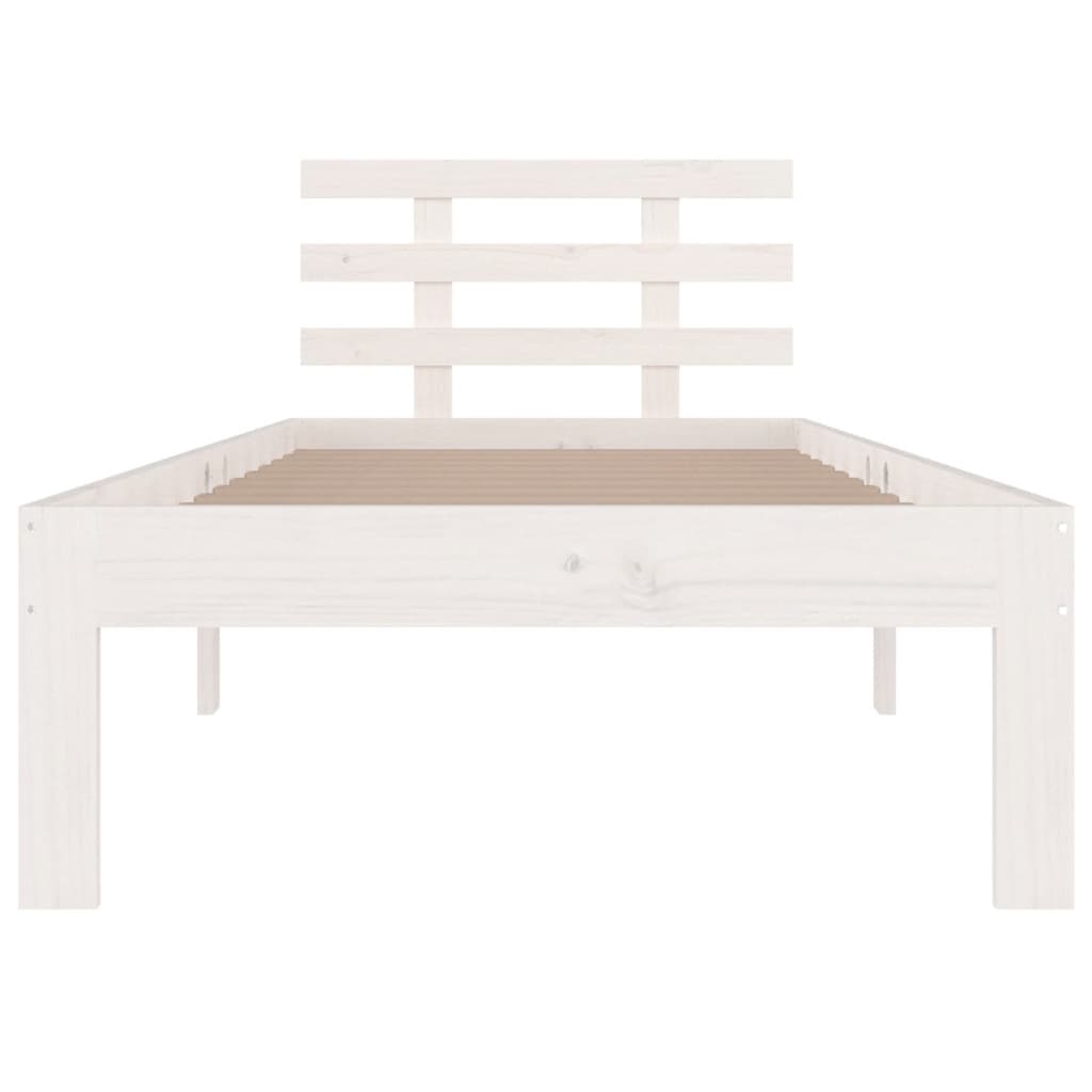 Cadre de lit sans matelas blanc 90x190 cm - XIOS