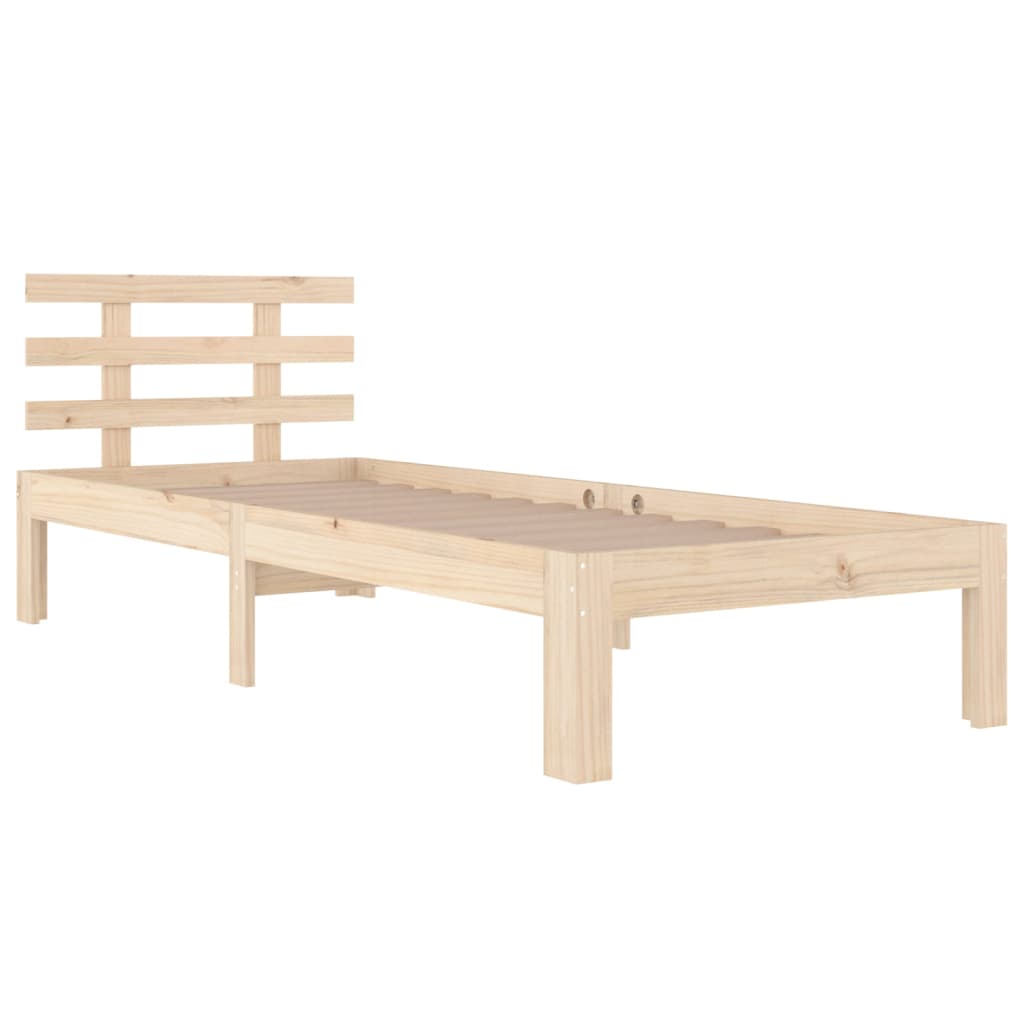 Cadre de lit sans matelas bois massif 90x200 cm - XIOS