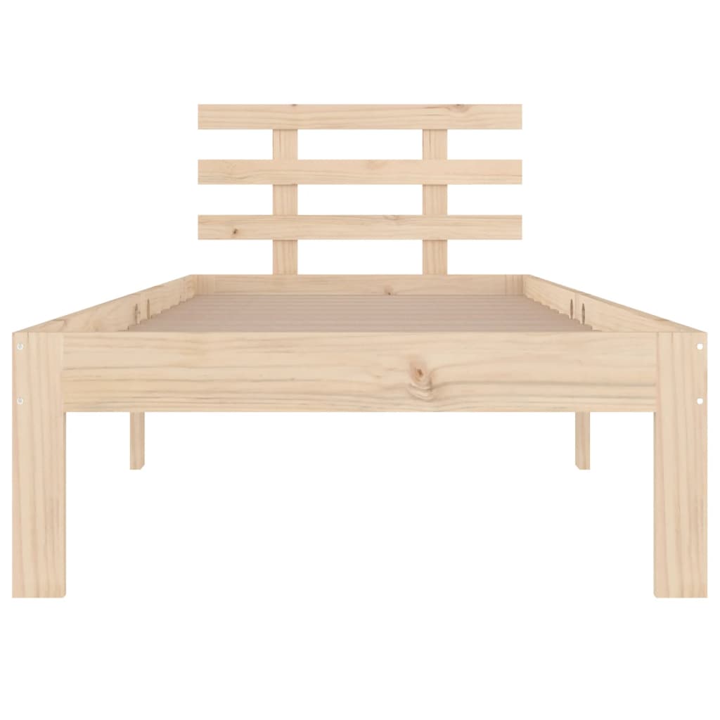 Cadre de lit sans matelas bois massif 90x200 cm - XIOS
