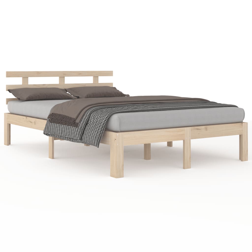 Cadre de lit sans matelas bois massif 120x200 cm - XIOS