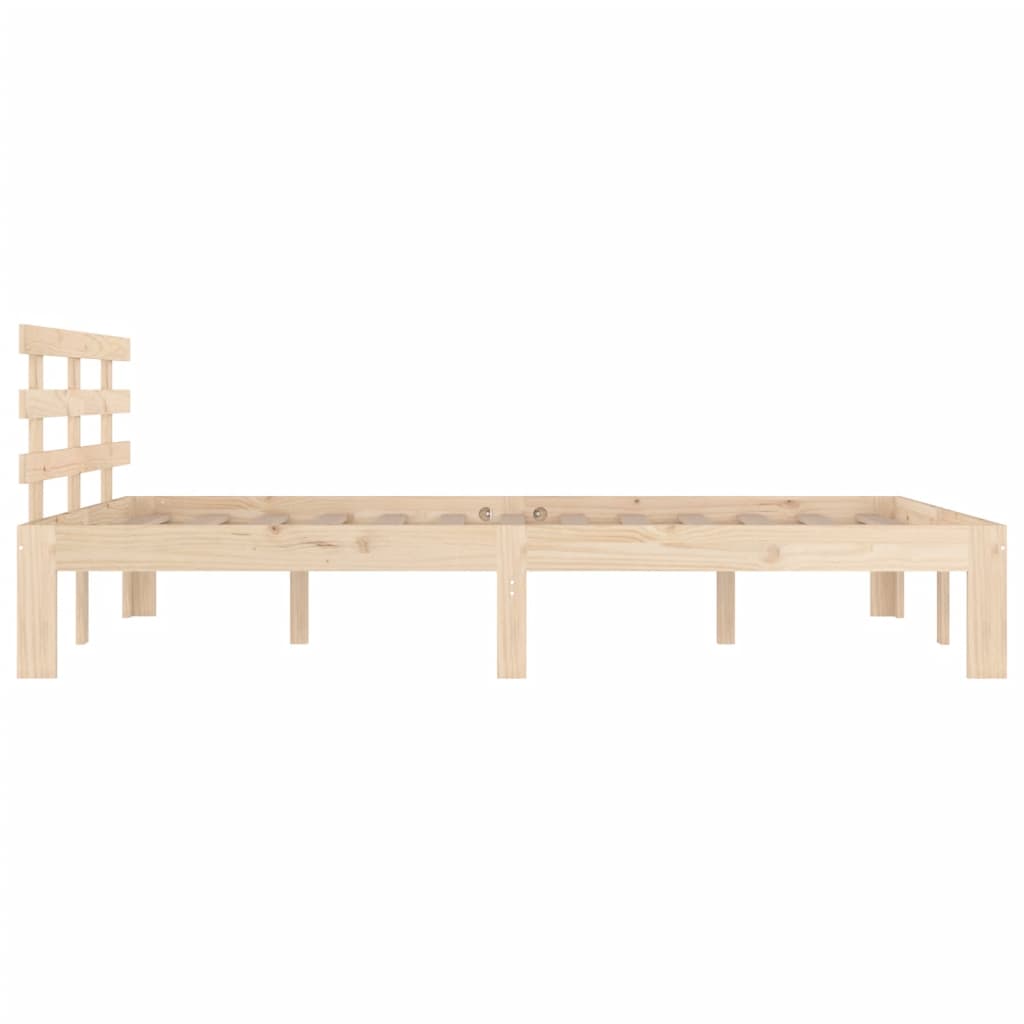 Cadre de lit sans matelas bois massif 120x200 cm - XIOS