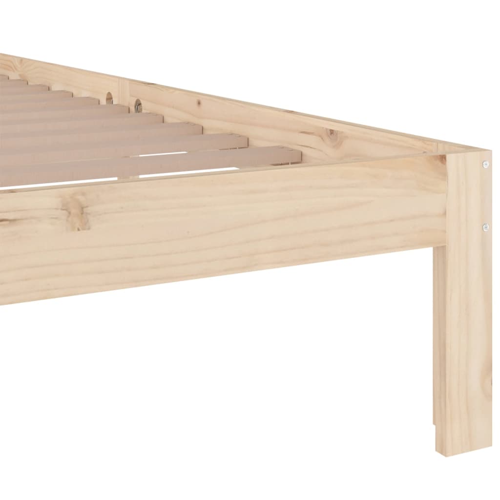 Cadre de lit sans matelas bois massif 120x200 cm - XIOS
