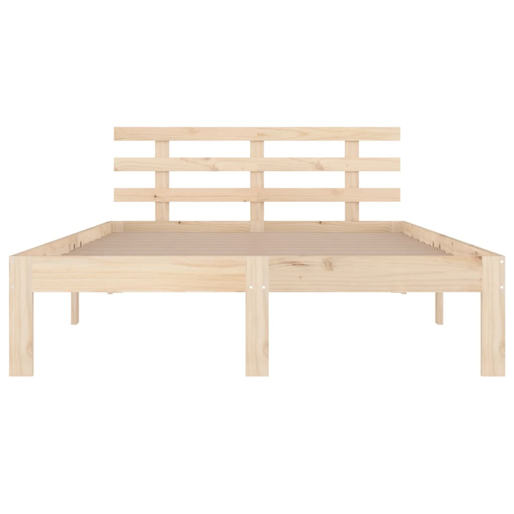 Cadre de lit sans matelas bois massif 150x200 cm - XIOS