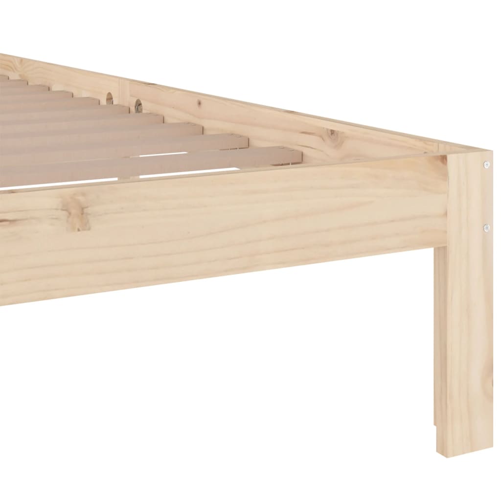 Cadre de lit sans matelas bois massif 200x200 cm - XIOS