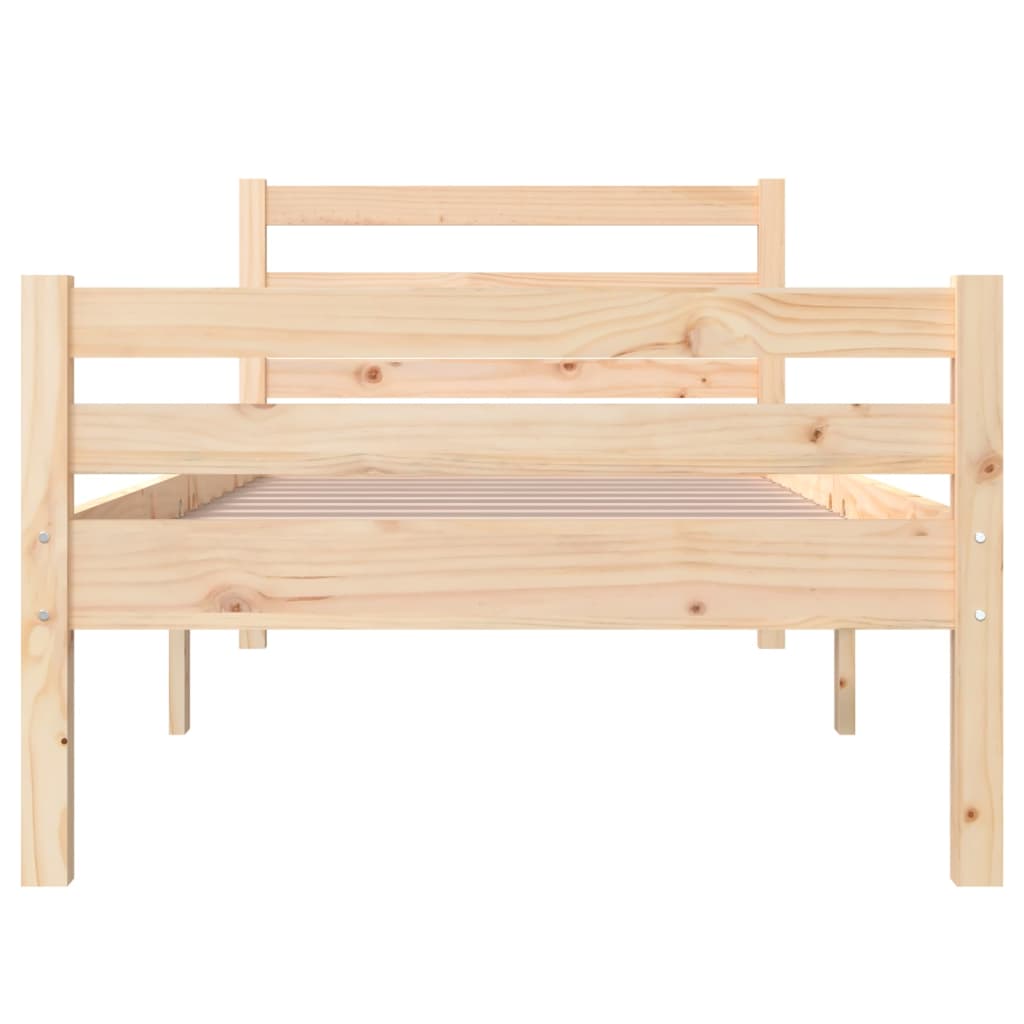 Cadre de lit sans matelas bois massif 100x200 cm - XIOS