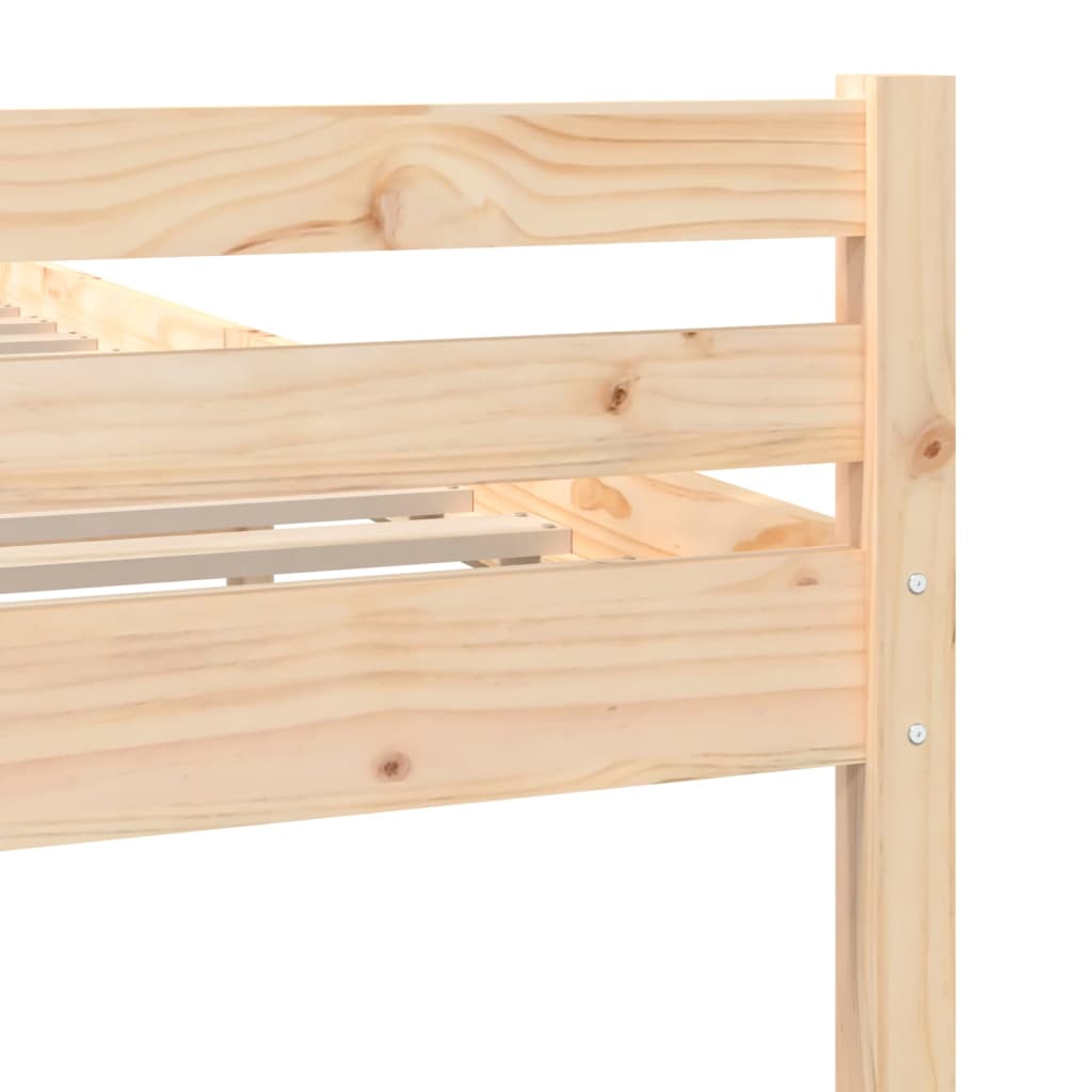Cadre de lit sans matelas bois massif 140x200 cm - XIOS