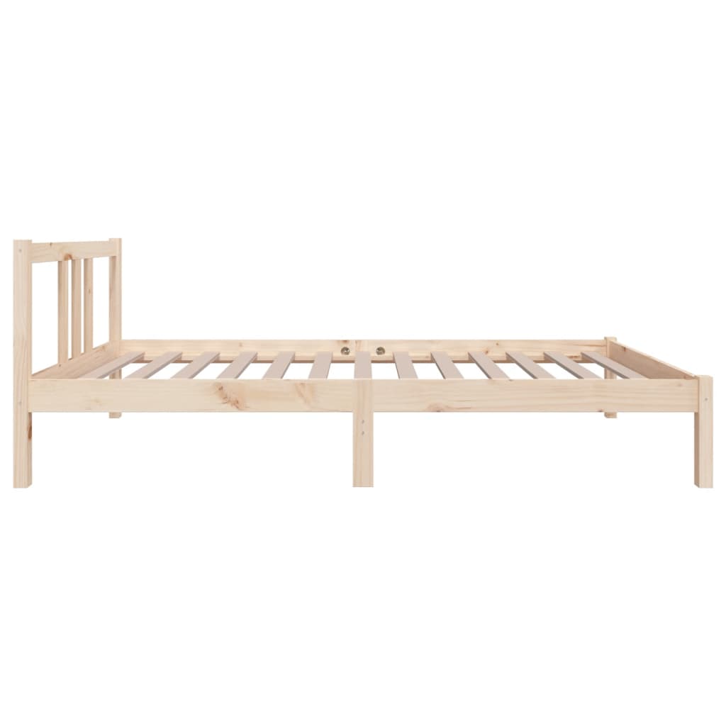 Cadre de lit sans matelas bois massif 90x190 cm - XIOS