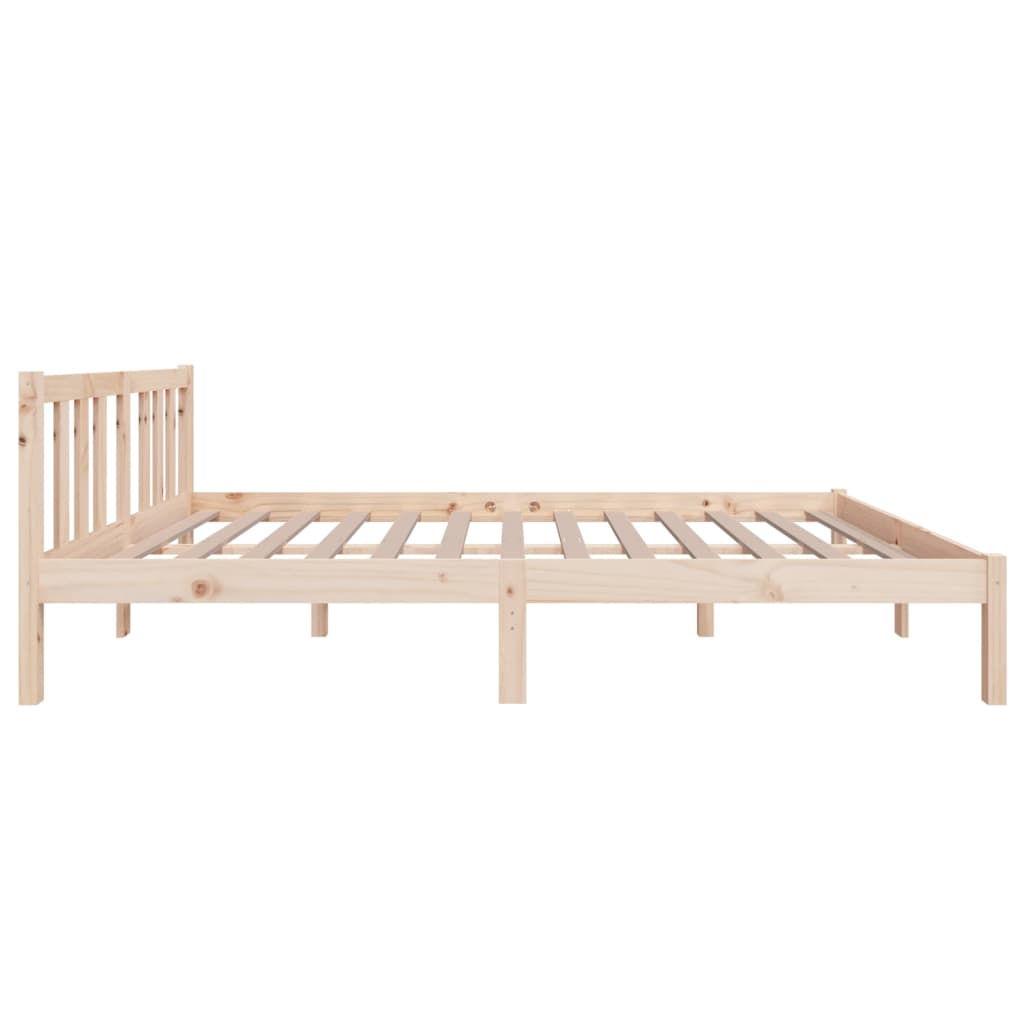 Cadre de lit sans matelas bois massif 120x200 cm - XIOS