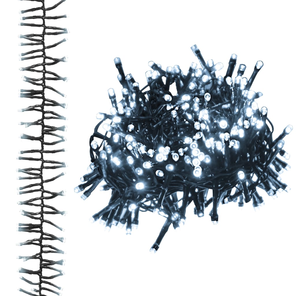 Guirlande lumineuse à LED groupées 400LED Blanc froid 7,4 m PVC - XIOS