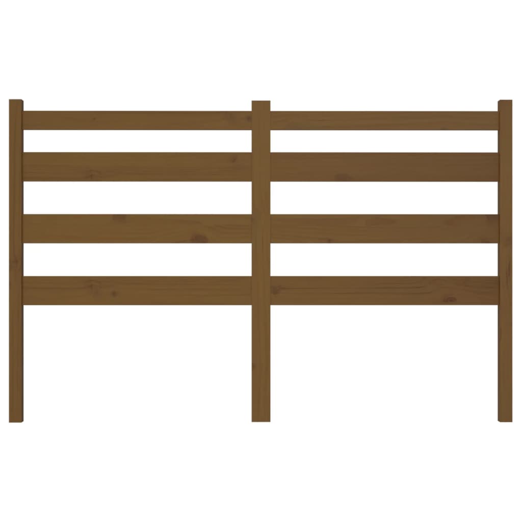Tête de lit Marron miel 126x4x100 cm Bois massif de pin - XIOS