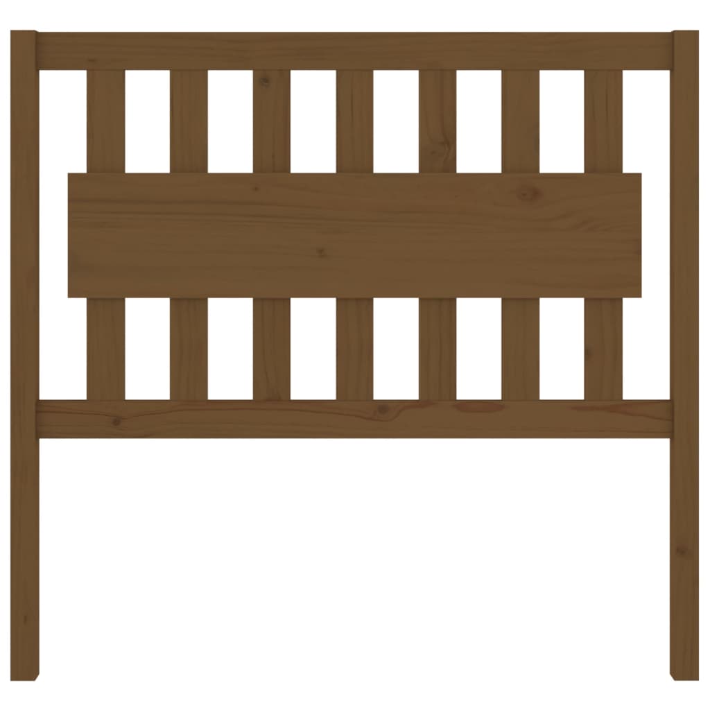 Tête de lit Marron miel 105,5x4x100 cm Bois massif de pin - XIOS