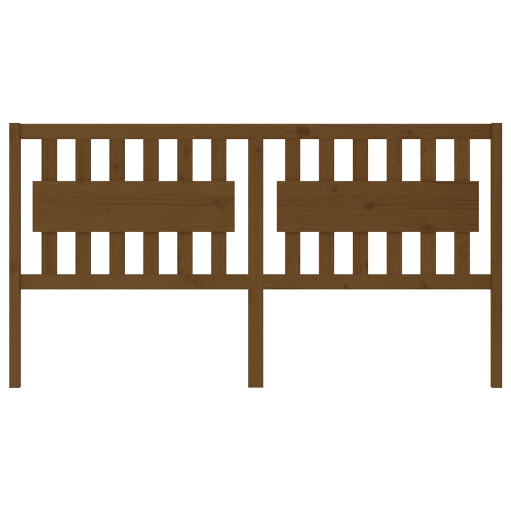 Tête de lit Marron miel 185,5x4x100 cm Bois massif de pin - XIOS