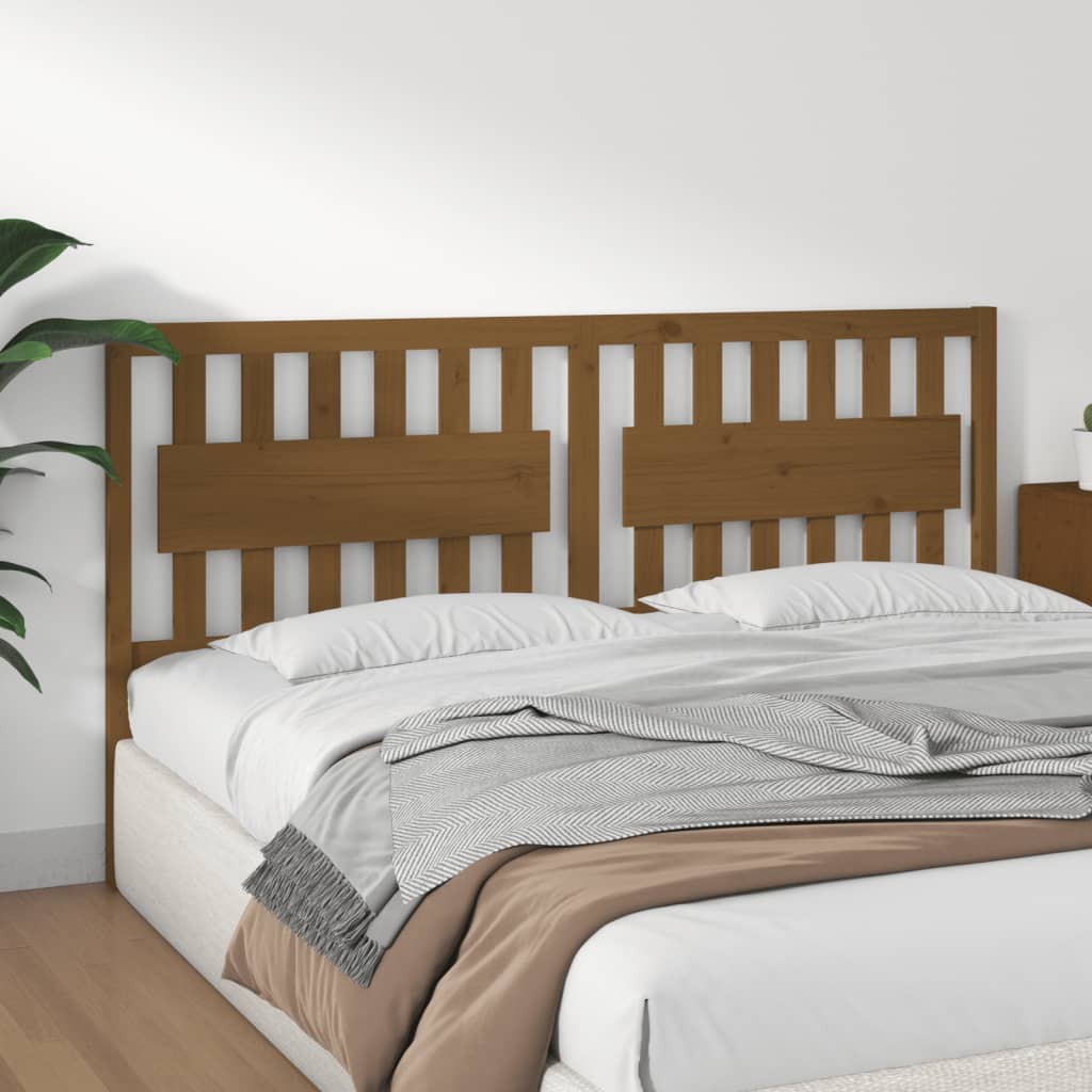 Tête de lit Marron miel 185,5x4x100 cm Bois massif de pin - XIOS