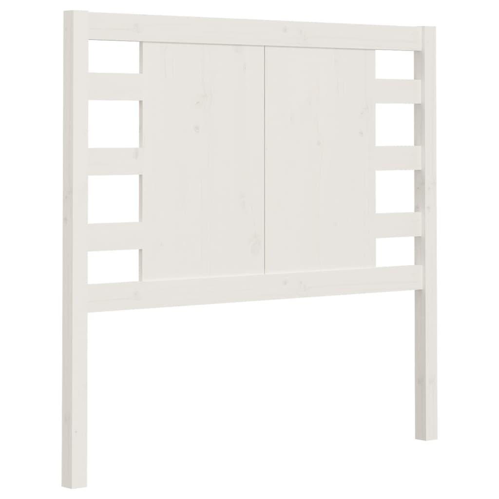 Tête de lit Blanc 81x4x100 cm Bois massif de pin - XIOS
