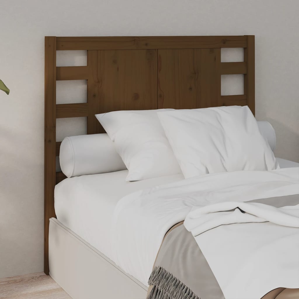 Tête de lit Marron miel 81x4x100 cm Bois massif de pin - XIOS