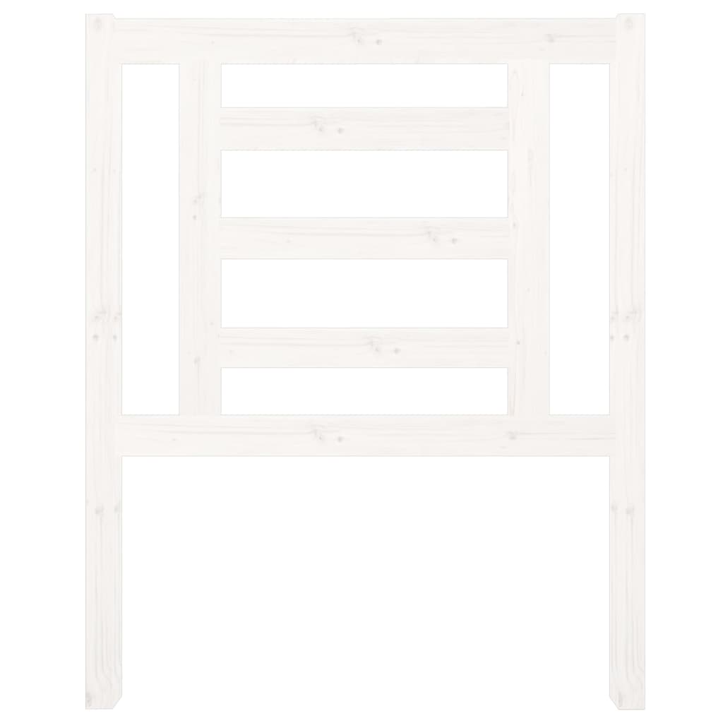 Tête de lit Blanc 81x4x100 cm Bois massif de pin - XIOS