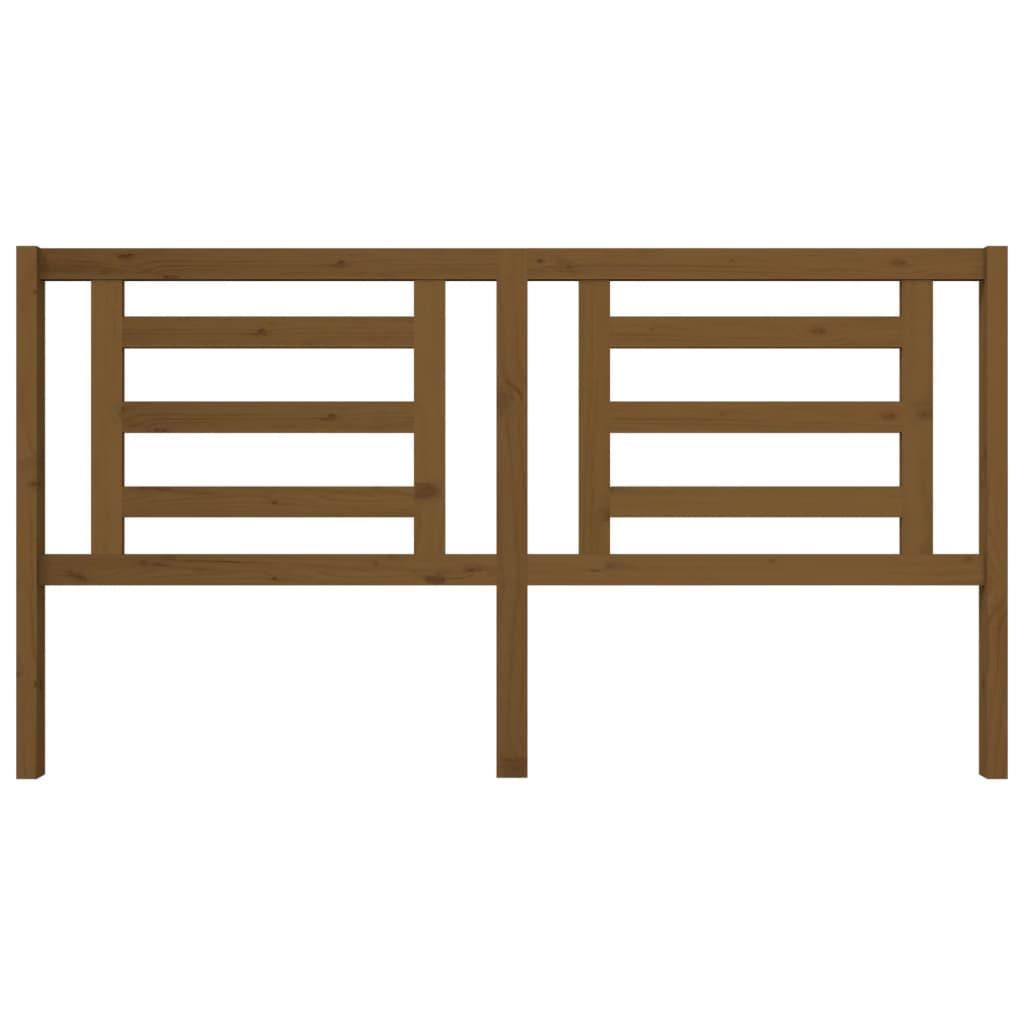 Tête de lit Marron miel 186x4x100 cm Bois de pin massif - XIOS