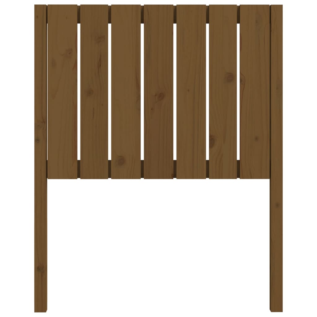 Tête de lit Marron miel 80,5x4x100 cm Bois massif de pin - XIOS