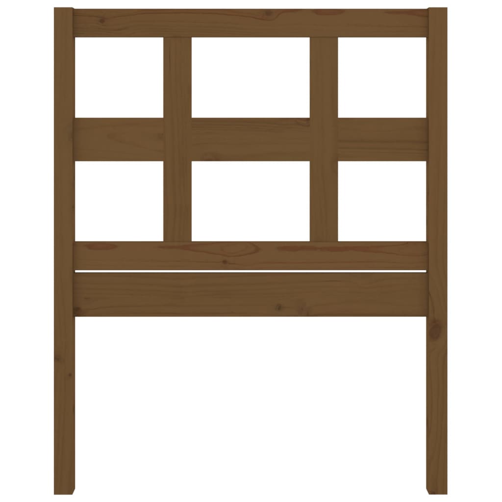 Tête de lit Marron miel 105,5x4x100 cm Bois massif de pin - XIOS