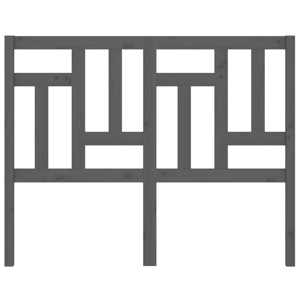 Tête de lit Gris 205,5x4x100 cm Bois massif de pin - XIOS