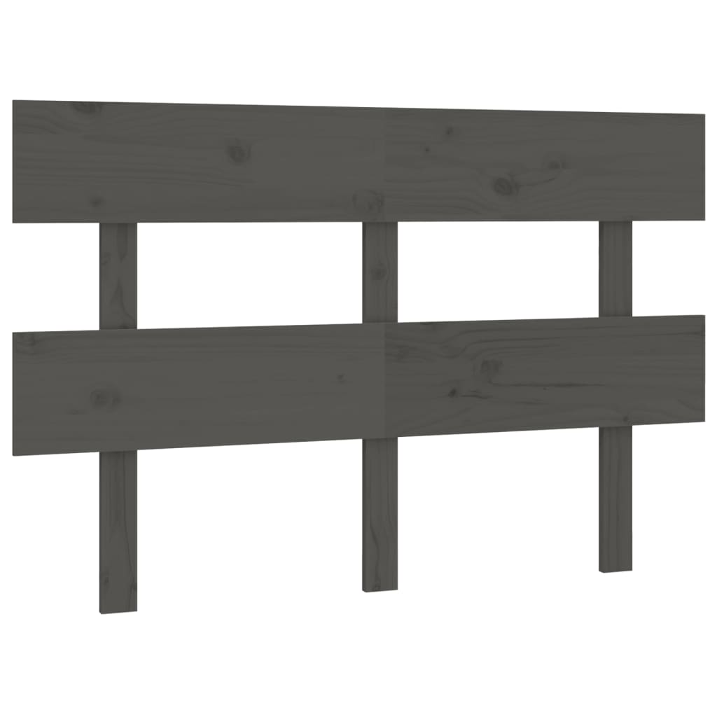 Tête de lit Gris 138x3x81 cm Bois massif de pin - XIOS