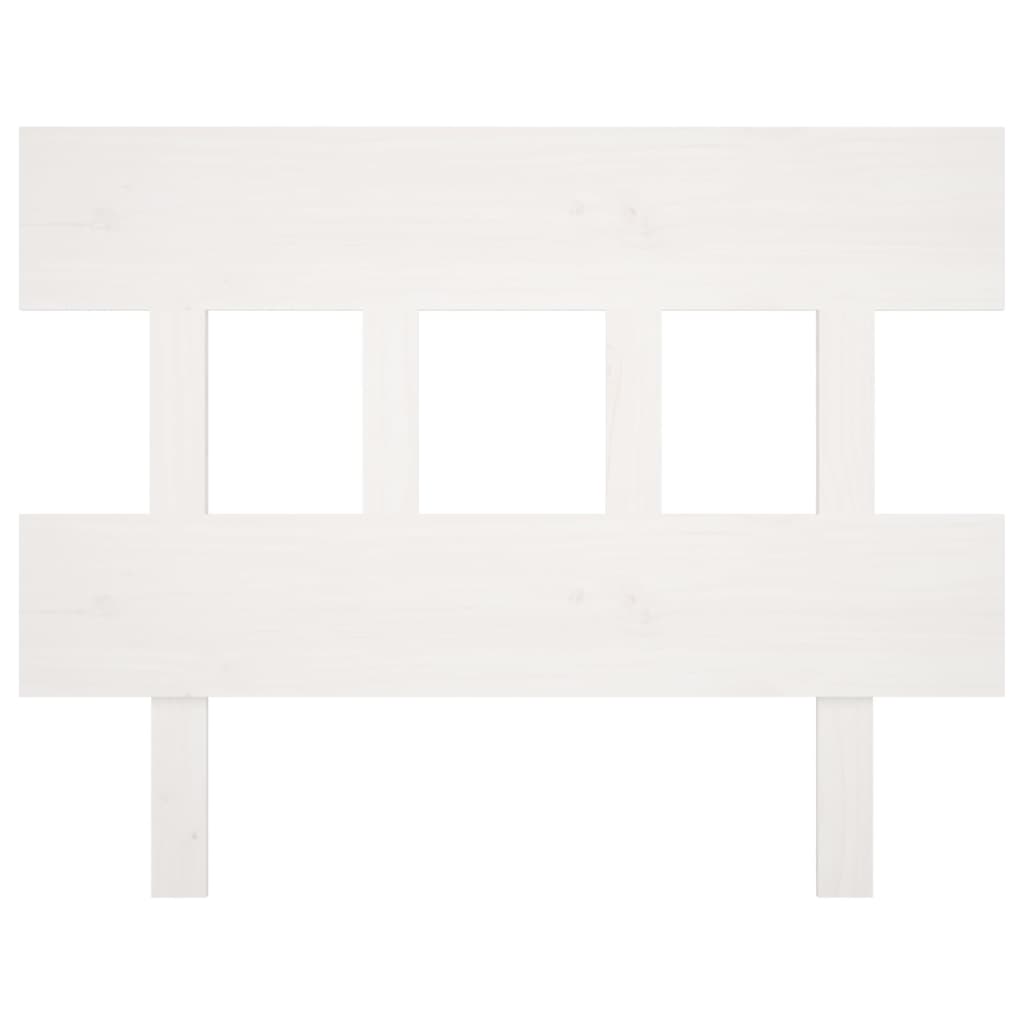 Tête de lit Blanc 103,5x3x81 cm Bois massif de pin - XIOS