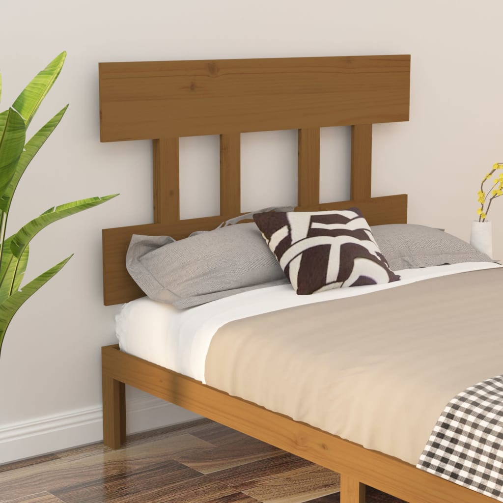 Tête de lit Marron miel 103,5x3x81 cm Bois massif de pin - XIOS