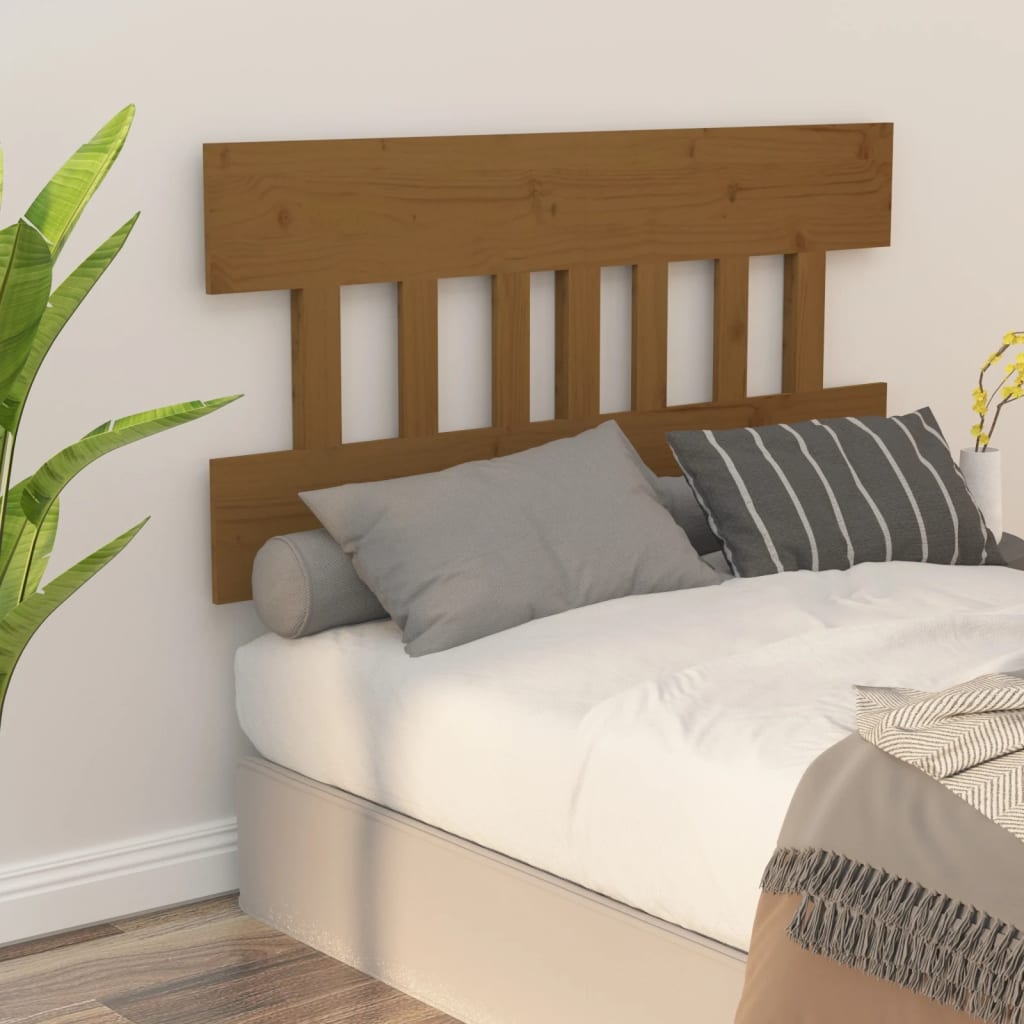 Tête de lit Marron miel 153,5x3x81 cm Bois massif de pin - XIOS